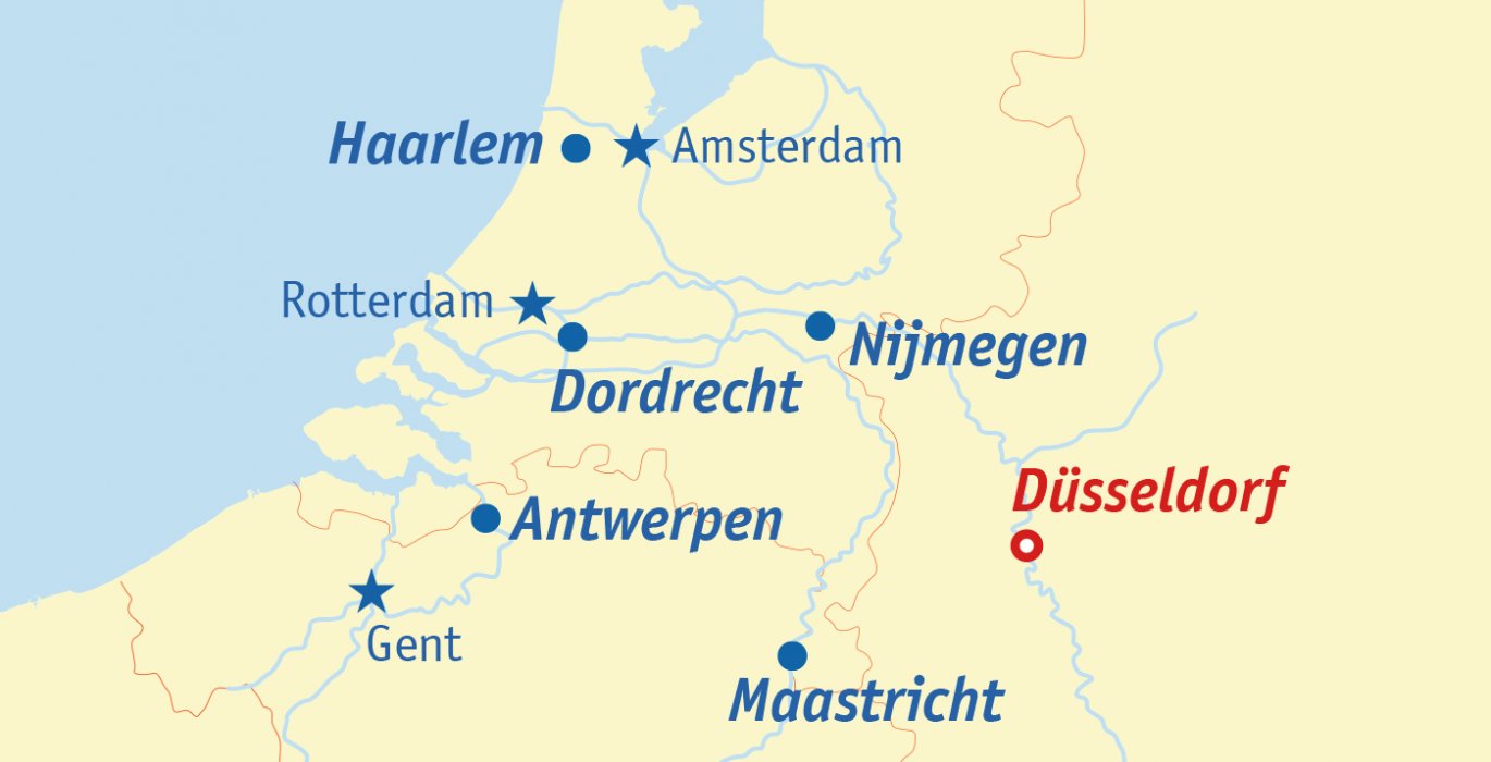 Route Tulpen und Schuokolade