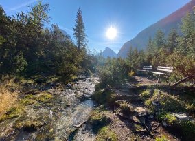 Isar nahe des Isarursprungs