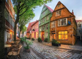 Schnoor - malerisches historisches Viertel in Bremen
