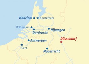 Route Tulpen und Schuokolade