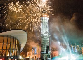 Warnemünde, Turmleuchten
