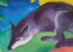 Franz Marc, Fuchs (Blauschwarzer Fuchs)
